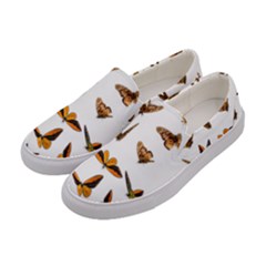 Butterfly Butterflies Insect Swarm Women s Canvas Slip Ons by 99art