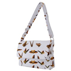 Butterfly Butterflies Insect Swarm Full Print Messenger Bag (m) by 99art