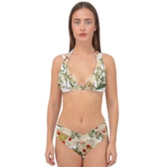 Nature-flower-leaf-plant-isolated Double Strap Halter Bikini Set by 99art