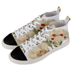 Nature-flower-leaf-plant-isolated Men s Mid-top Canvas Sneakers by 99art