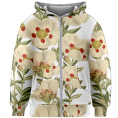 Nature-flower-leaf-plant-isolated Kids  Zipper Hoodie Without Drawstring