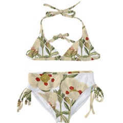 Nature-flower-leaf-plant-isolated Kids  Classic Bikini Set by 99art