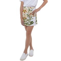 Nature-flower-leaf-plant-isolated Kids  Tennis Skirt by 99art