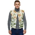 Nature-flower-leaf-plant-isolated Men s Short Button Up Puffer Vest	 View1