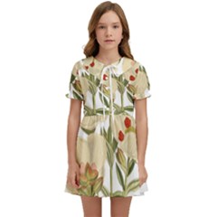 Nature-flower-leaf-plant-isolated Kids  Sweet Collar Dress by 99art