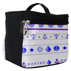 Marine Nautical Clip Art Make Up Travel Bag (small) by 99art