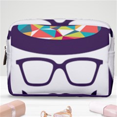 Party Hat Cartoon Make Up Pouch (medium) by 99art