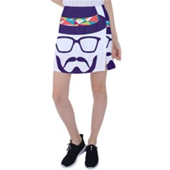 Party Hat Cartoon Tennis Skirt by 99art