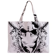 Graphic-design-vector-skull Zipper Mini Tote Bag by 99art