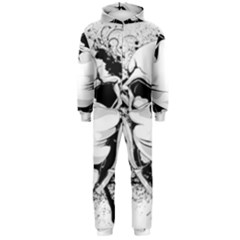 Graphic-design-vector-skull Hooded Jumpsuit (men)