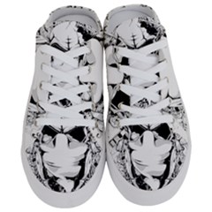 Graphic-design-vector-skull Half Slippers by 99art