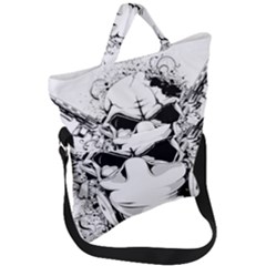 Graphic-design-vector-skull Fold Over Handle Tote Bag by 99art