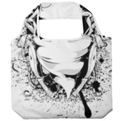 Graphic-design-vector-skull Foldable Grocery Recycle Bag by 99art