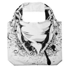 Graphic-design-vector-skull Premium Foldable Grocery Recycle Bag by 99art