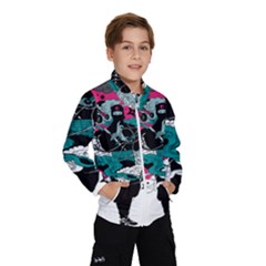 Japan Ninja-japanese-samurai-color- Kids  Windbreaker