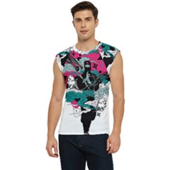 Japan Ninja-japanese-samurai-color- Men s Raglan Cap Sleeve Tee by 99art