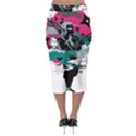 Japan Ninja-japanese-samurai-color- Midi Pencil Skirt View2