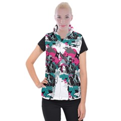 Japan Ninja-japanese-samurai-color- Women s Button Up Vest