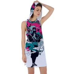 Japan Ninja-japanese-samurai-color- Racer Back Hoodie Dress by 99art