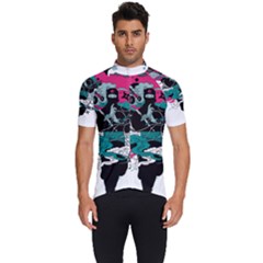 Japan Ninja-japanese-samurai-color- Men s Short Sleeve Cycling Jersey by 99art