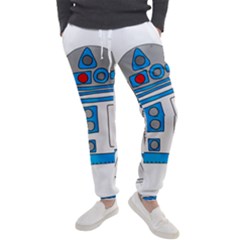 Technology-clip-art-r2d2 Men s Jogger Sweatpants by 99art