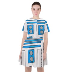 Technology-clip-art-r2d2 Sailor Dress by 99art