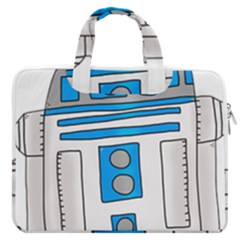 Technology-clip-art-r2d2 Macbook Pro 13  Double Pocket Laptop Bag by 99art