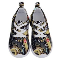 Scooter-motorcycle-boot-cartoon-vector Running Shoes by 99art