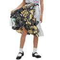 Scooter-motorcycle-boot-cartoon-vector Kids  Ruffle Flared Wrap Midi Skirt View1