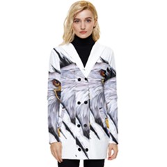 Eagle Button Up Hooded Coat  by 99art