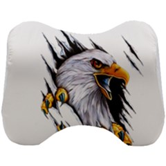 Eagle Head Support Cushion by 99art