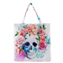 Day Of The Dead Skull Art Grocery Tote Bag View2