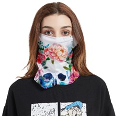 Day Of The Dead Skull Art Face Covering Bandana (two Sides) by 99art