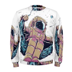 Drawing-astronaut Men s Sweatshirt