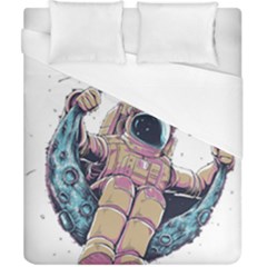 Drawing-astronaut Duvet Cover (california King Size) by 99art