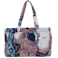 Drawing-astronaut Canvas Work Bag by 99art