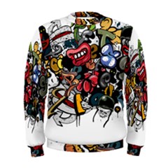 Mural Graffiti Paint Men s Sweatshirt