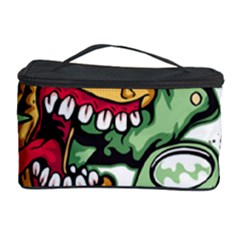 Scooter-motorcycle-graffiti Cosmetic Storage Case by 99art