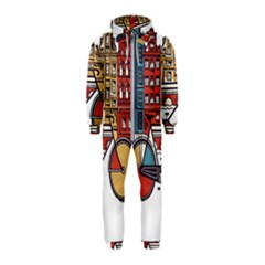 Amsterdam Graphic Design Poster Illustration Hooded Jumpsuit (kids)