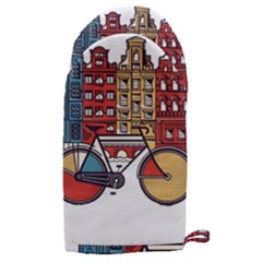 Amsterdam Graphic Design Poster Illustration Microwave Oven Glove by 99art