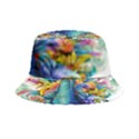 Bird-peafowl-painting-drawing-feather-birds Inside Out Bucket Hat View2