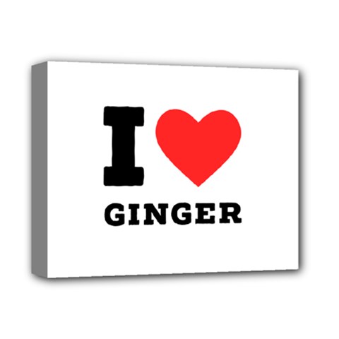 I Love Ginger Deluxe Canvas 14  X 11  (stretched) by ilovewhateva