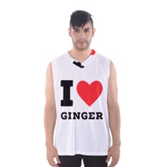 I Love Ginger Men s Basketball Tank Top by ilovewhateva