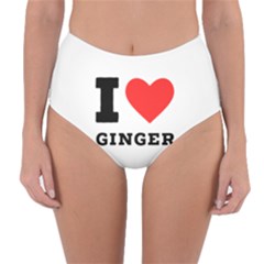 I Love Ginger Reversible High-waist Bikini Bottoms by ilovewhateva