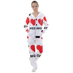 I Love Ginger Women s Tracksuit by ilovewhateva