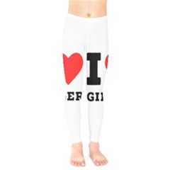 I Love Ginger Kids  Leggings by ilovewhateva