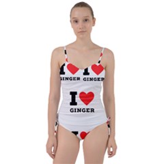 I Love Ginger Sweetheart Tankini Set by ilovewhateva