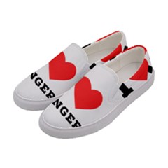 I Love Ginger Women s Canvas Slip Ons by ilovewhateva