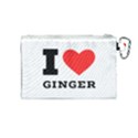 I love ginger Canvas Cosmetic Bag (Medium) View2