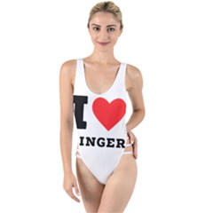 I Love Ginger High Leg Strappy Swimsuit by ilovewhateva